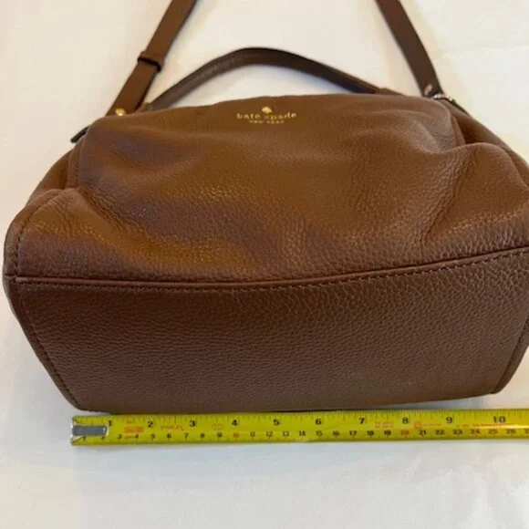 KATE SPADE | New York Leila North South Pebbled Leather Crossbody Bag - Picture 10 of 16